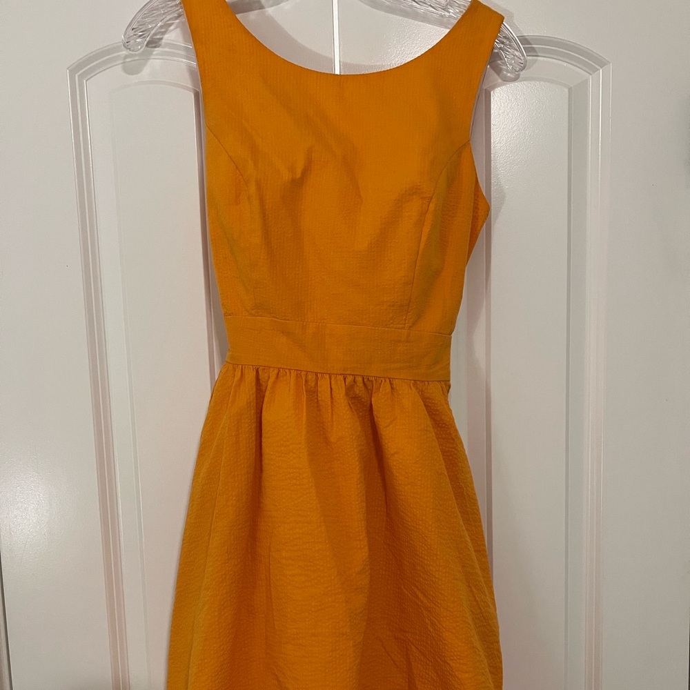 Orange Lauren James dress size Small